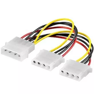 PremiumCord Kabel napájecí HDD 5,25"-2x5,25" PremiumCord Kabel napájecí HDD 5,25"-2x5,25"