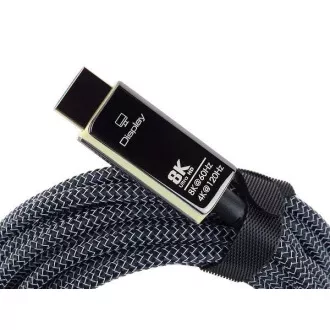 PremiumCord Ultra High Speed HDMI 2.1 optický fiber kabel 8K@60Hz,zlacené 20m PremiumCord Ultra High Speed HDMI 2.1 optický fiber kabel 8K@60Hz,zlacené 20m