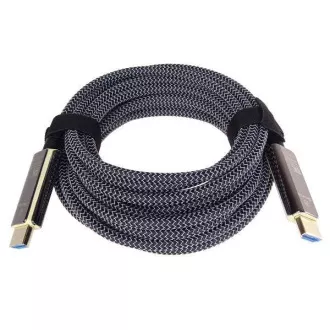 PremiumCord Ultra High Speed HDMI 2.1 optický fiber kabel 8K@60Hz,zlacené 25m PremiumCord Ultra High Speed HDMI 2.1 optický fiber kabel 8K@60Hz,zlacené 25m