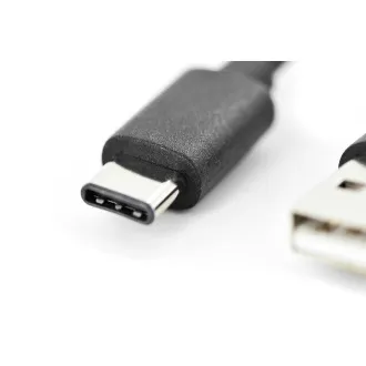 Digitus Připojovací kabel USB C na A 1,0 m, 3A, 480 MB, verze 2.0 Digitus Připojovací kabel USB C na A 1,0 m, 3A, 480 MB, verze 2.0