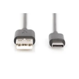 Digitus Připojovací kabel USB C na A 1,0 m, 3A, 480 MB, verze 2.0 Digitus Připojovací kabel USB C na A 1,0 m, 3A, 480 MB, verze 2.0