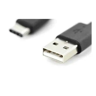 Digitus Připojovací kabel USB C na A 1,0 m, 3A, 480 MB, verze 2.0 Digitus Připojovací kabel USB C na A 1,0 m, 3A, 480 MB, verze 2.0