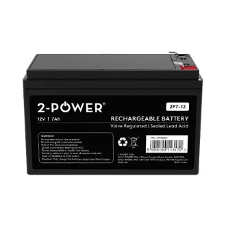 2-Power 2P7-12 12V 7Ah VRLA Baterie F2 ( Faston 250) 2-Power 2P7-12 12V 7Ah VRLA Baterie F2 ( Faston 250)