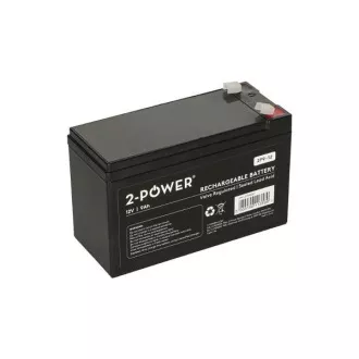 2-Power 2P9-12 12V 9Ah VRLA Baterie F2 ( FASTON 250 ) 2-Power 2P9-12 12V 9Ah VRLA Baterie F2 ( FASTON 250 )