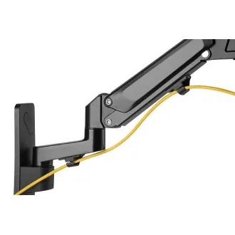 DIGITUS univerzální Nástěnný držák monitoru s jednou plynovou pružinou 43", max. 23 V kg, černý VESA 75x100 DIGITUS univerzální Nástěnný držák monitoru s jednou plynovou pružinou 43", max. 23 V kg, černý VESA 75x100