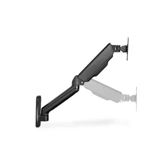 DIGITUS Nástěnný držák pro monitory s jednou plynovou pružinou, 32", max. 9 kg, černý VESA 75x100 DIGITUS Nástěnný držák pro monitory s jednou plynovou pružinou, 32", max. 9 kg, černý VESA 75x100