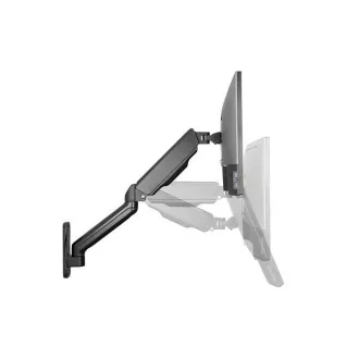 DIGITUS Nástěnný držák pro monitory s jednou plynovou pružinou, 32", max. 9 kg, černý VESA 75x100 DIGITUS Nástěnný držák pro monitory s jednou plynovou pružinou, 32", max. 9 kg, černý VESA 75x100