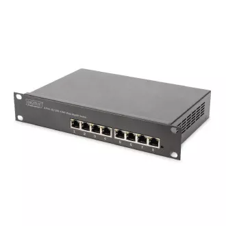 DIGITUS Gigabit Ethernet Switch 8-port, 10 palců, nemanagovaný DIGITUS Gigabit Ethernet Switch 8-port, 10 palců, nemanagovaný