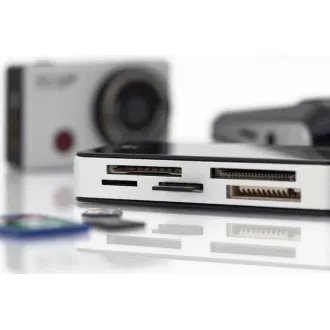 DIGITUS Čtečka karet USB 3.0 s připojovacím kabelem USB 1m Podpora karet MS / SD / SDHC / MiniSD / M2 / CF / MD / SDXC DIGITUS Čtečka karet USB 3.0 s připojovacím kabelem USB 1m Podpora karet MS / SD / SDHC / MiniSD / M2 / CF / MD / SDXC