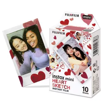 Fujifilm INSTAX MINI HEART SKETCH WW 1 Fujifilm INSTAX MINI HEART SKETCH WW 1