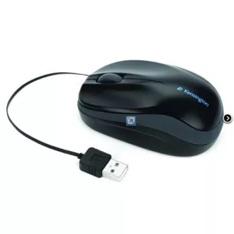 Kensington mobilní myš Pro Fit se svinovacím USB kabelem Kensington mobilní myš Pro Fit se svinovacím USB kabelem
