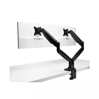 Kensington One-Touch Height Adjustable Dual Monitor Arm - Black Kensington One-Touch Height Adjustable Dual Monitor Arm - Black