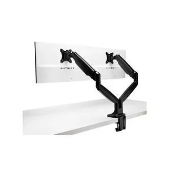 Kensington One-Touch Height Adjustable Dual Monitor Arm - Black Kensington One-Touch Height Adjustable Dual Monitor Arm - Black