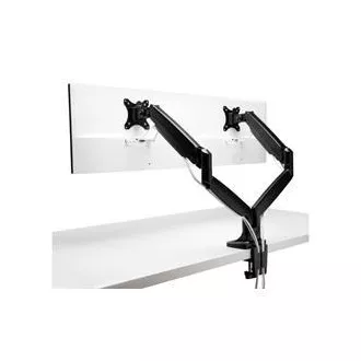 Kensington One-Touch Height Adjustable Dual Monitor Arm - Black Kensington One-Touch Height Adjustable Dual Monitor Arm - Black