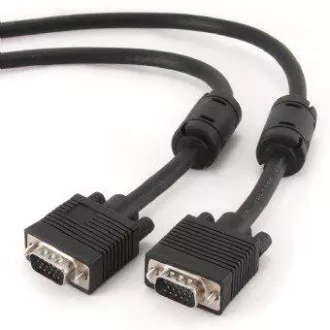 GEMBIRD Kabel přípojný k mon 15M/15M VGA 15m stíněný extra, ferrity BLACK GEMBIRD Kabel přípojný k mon 15M/15M VGA 15m stíněný extra, ferrity BLACK