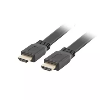 LANBERG HDMI M/M 2.0 kabel 5M 4K černý plochý LANBERG HDMI M/M 2.0 kabel 5M 4K černý plochý