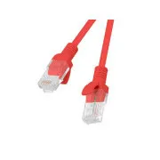LANBERG Patch kabel CAT.6 UTP 1.5M červený Fluke Passed