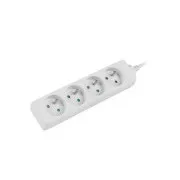 LANBERG Prodlužovací přívod 1.5M 4X klasická zásuvka měď kabel bílý