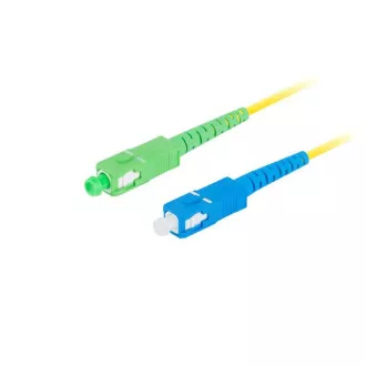 LANBERG optický patch cord SM SC/APC-SC/UPC simplex 2m LSZH G657A1 průměr 3mm, barva žlutá LANBERG optický patch cord SM SC/APC-SC/UPC simplex 2m LSZH G657A1 průměr 3mm, barva žlutá