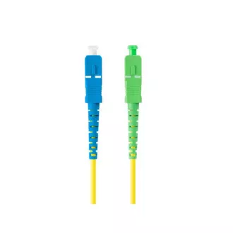 LANBERG optický patch cord SM SC/APC-SC/UPC simplex 2m LSZH G657A1 průměr 3mm, barva žlutá LANBERG optický patch cord SM SC/APC-SC/UPC simplex 2m LSZH G657A1 průměr 3mm, barva žlutá
