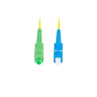 LANBERG optický patch cord SM SC/APC-SC/UPC simplex 2m LSZH G657A1 průměr 3mm, barva žlutá LANBERG optický patch cord SM SC/APC-SC/UPC simplex 2m LSZH G657A1 průměr 3mm, barva žlutá
