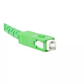 LANBERG optický patch cord SM SC/APC-SC/APC simplex 2,5m LSZH G657B3 průměr 3mm, barva bílá