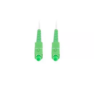 LANBERG optický patch cord SM SC/APC-SC/APC simplex 2,5m LSZH G657B3 průměr 3mm, barva bílá