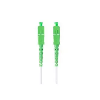 LANBERG optický patch cord SM SC/APC-SC/APC simplex 2,5m LSZH G657B3 průměr 3mm, barva bílá