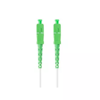 LANBERG optický patch cord SM SC/APC-SC/APC simplex 10m LSZH G657B3 průměr 3mm, barva bílá LANBERG optický patch cord SM SC/APC-SC/APC simplex 10m LSZH G657B3 průměr 3mm, barva bílá