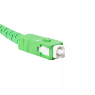 LANBERG optický patch cord SM SC/APC-SC/APC simplex 10m LSZH G657B3 průměr 3mm, barva bílá LANBERG optický patch cord SM SC/APC-SC/APC simplex 10m LSZH G657B3 průměr 3mm, barva bílá