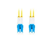 LANBERG optický patch cord SM LC/UPC-LC/UPC duplex 5m LSZH G657A1 průměr 3mm, barva žlutá