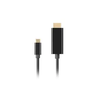 Lanberg USB-C(M)->HDMI(M) kabel 1,8m 4K 60Hz černá Lanberg USB-C(M)->HDMI(M) kabel 1,8m 4K 60Hz černá