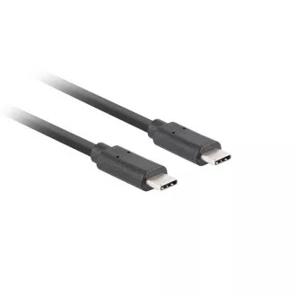 Lanberg USB-C M/M 3.1 GEN 2 kabel 0,5m 10GB/S PD100W černá
