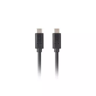 Lanberg USB-C M/M 3.1 GEN 2 kabel 0,5m 10GB/S PD100W černá