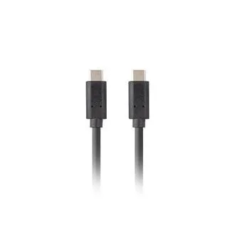Lanberg USB-C M/M 3.1 GEN 2 kabel 1,8m 10GB/S PD100W černá Lanberg USB-C M/M 3.1 GEN 2 kabel 1,8m 10GB/S PD100W černá