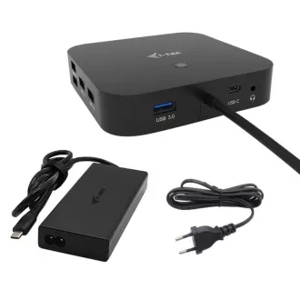 I-tec USB-C HDMI + Dual DP Docking Station with Power Delivery 100 W + i-tec Universal Charger 112 W I-tec USB-C HDMI + Dual DP Docking Station with Power Delivery 100 W + i-tec Universal Charger 112 W