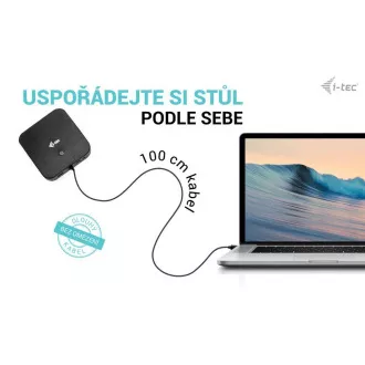 I-tec USB-C HDMI + Dual DP Docking Station with Power Delivery 100 W + i-tec Universal Charger 112 W I-tec USB-C HDMI + Dual DP Docking Station with Power Delivery 100 W + i-tec Universal Charger 112 W
