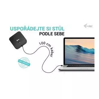 I-tec USB-C HDMI + Dual DP Docking Station with Power Delivery 100 W + i-tec Universal Charger 112 W I-tec USB-C HDMI + Dual DP Docking Station with Power Delivery 100 W + i-tec Universal Charger 112 W