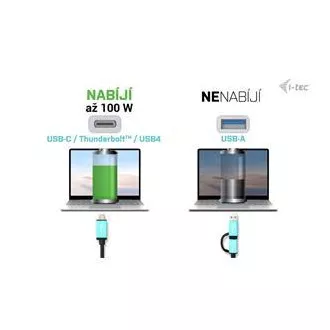 I-tec USB 3.0 / USB-C / Thunderbolt Dual Display Docking Station + PD 100W I-tec USB 3.0 / USB-C / Thunderbolt Dual Display Docking Station + PD 100W