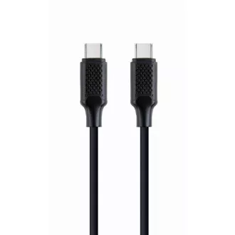 GEMBIRD CABLEXPERT Kabel USB PD (Power Delivery), 100W, Type-C na Type-C kabel (CM/CM), 1,5m, datový a napájecí, černý GEMBIRD CABLEXPERT Kabel USB PD (Power Delivery), 100W, Type-C na Type-C kabel (CM/CM), 1,5m, datový a napájecí, černý