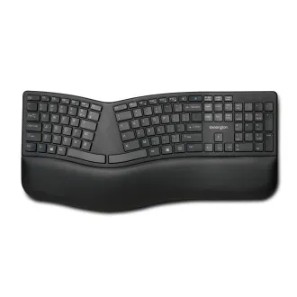 Kensington Pro Fit® Ergo Wireless Keyboard bezdrátová klávesnice USB / Bluetooth UK černá Kensington Pro Fit® Ergo Wireless Keyboard bezdrátová klávesnice USB / Bluetooth UK černá