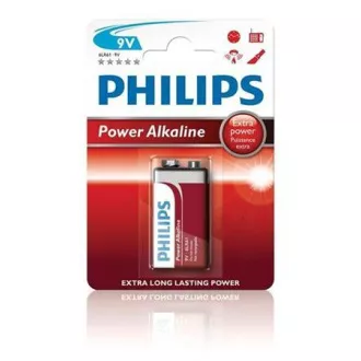 Philips baterie 9V PowerLife, alkalická - 1ks Philips baterie 9V PowerLife, alkalická - 1ks