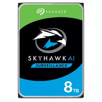 Seagate SkyHawk AI HDD, 8TB, SATAIII, 256MB cache, 7.200RPM Seagate SkyHawk AI HDD, 8TB, SATAIII, 256MB cache, 7.200RPM