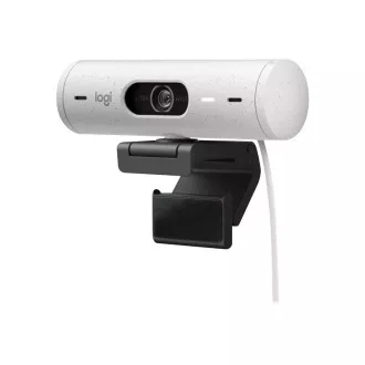 Logitech webkamera BRIO 500, Full HD, 4x zoom,RightLight 4 s HDR, bílá,USB-C Logitech webkamera BRIO 500, Full HD, 4x zoom,RightLight 4 s HDR, bílá,USB-C