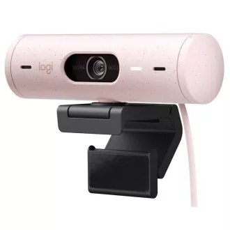 Logitech webkamera BRIO 500, Full HD, 4x zoom,RightLight 4 s HDR, růžová ,USB-C Logitech webkamera BRIO 500, Full HD, 4x zoom,RightLight 4 s HDR, růžová ,USB-C