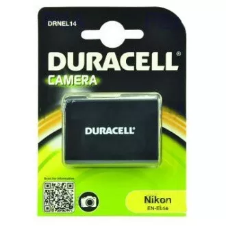 DURACELL Baterie - DRNEL14 pro Nikon EN-EL14, černá, 950 mAh, 7.4 V DURACELL Baterie - DRNEL14 pro Nikon EN-EL14, černá, 950 mAh, 7.4 V