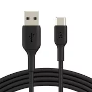 Belkin BOOST CHARGE USB-C/USB-A kabel, 1m, černý