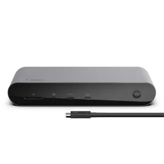 Belkin Thunderbolt 4 Pro Dock - podpora 3 displejů až 8K, TB4, USB-C, USB-A, HDMI, SD, GbE, Audio, Mac/PC Belkin Thunderbolt 4 Pro Dock - podpora 3 displejů až 8K, TB4, USB-C, USB-A, HDMI, SD, GbE, Audio, Mac/PC