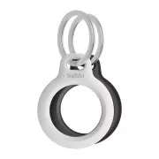 Belkin Bezpečné pouzdro na AirTag s kroužkem na klíče – černé & bílé – 2pack