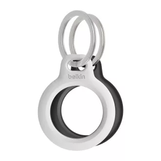 Belkin Bezpečné pouzdro na AirTag s kroužkem na klíče – černé & bílé – 2pack Belkin Bezpečné pouzdro na AirTag s kroužkem na klíče – černé & bílé – 2pack